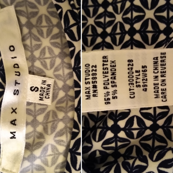 Max Studio blue teal blouse tank dress. Small - Picture 6 of 6